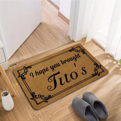 Funny Welcome Mat No Slip Rubber Back Door Mat