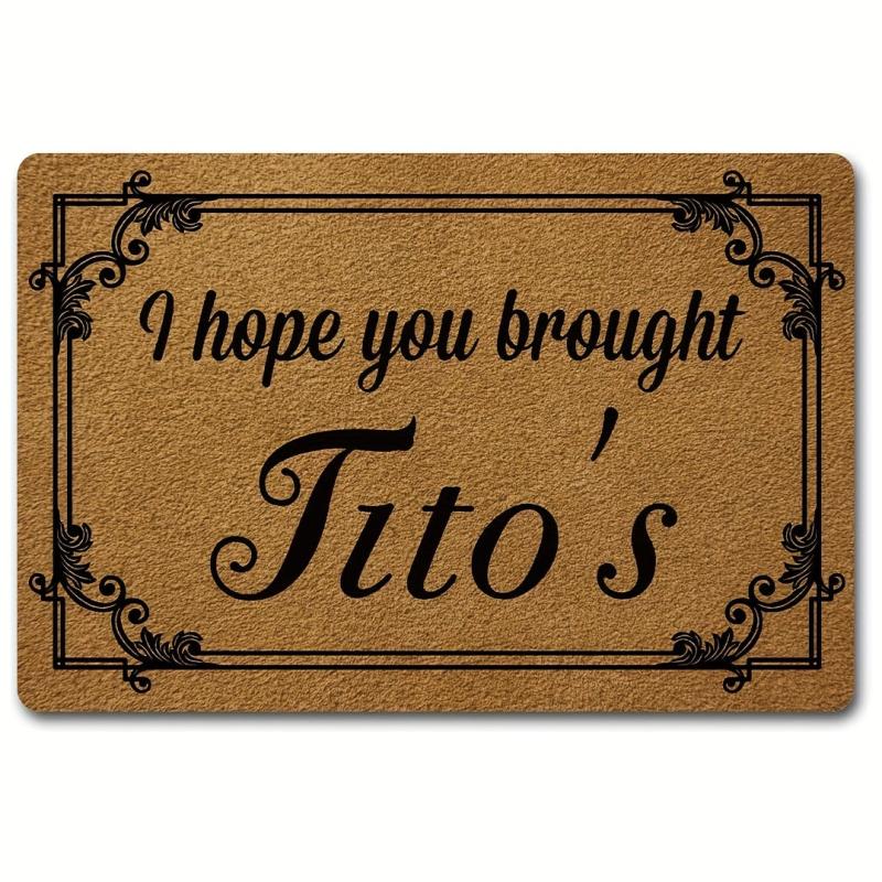 Funny Welcome Mat No Slip Rubber Back Door Mat