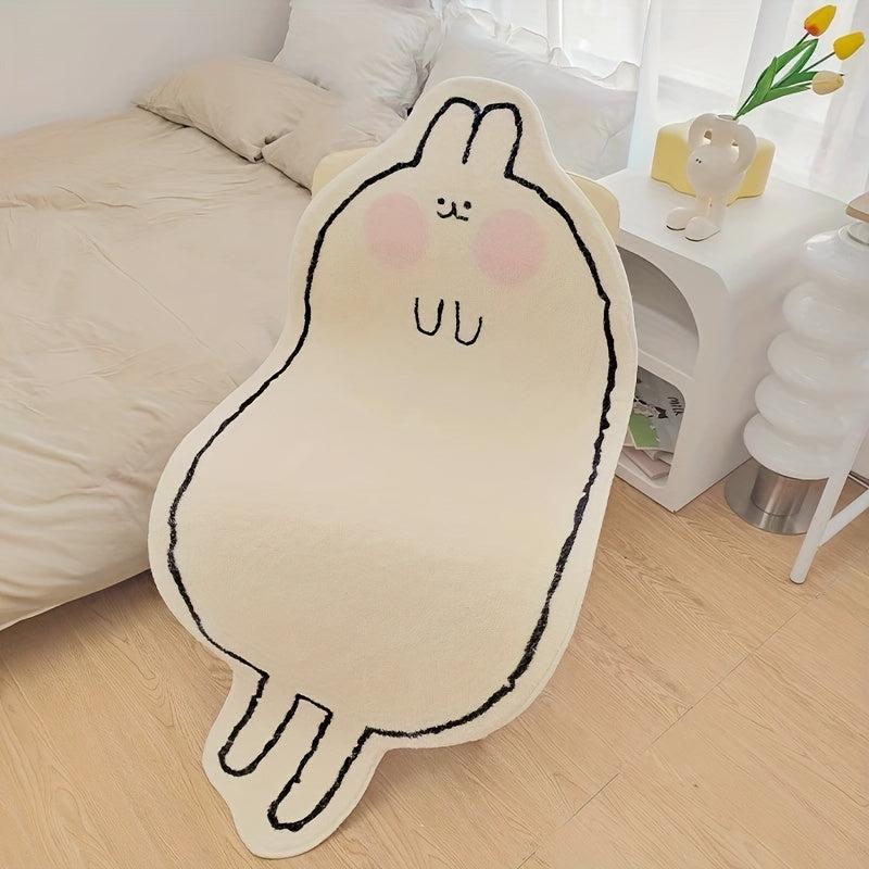 Cartoon Cat Bedroom Rug Soft Thickened Living Room Carpet Non Slip Hand Washable
