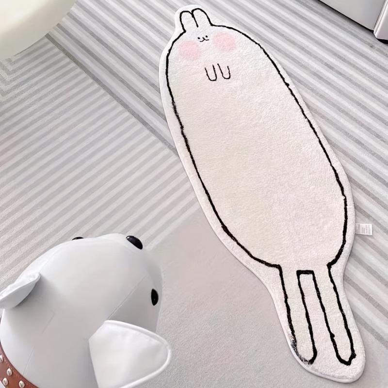 Cartoon Cat Bedroom Rug Soft Thickened Living Room Carpet Non Slip Hand Washable