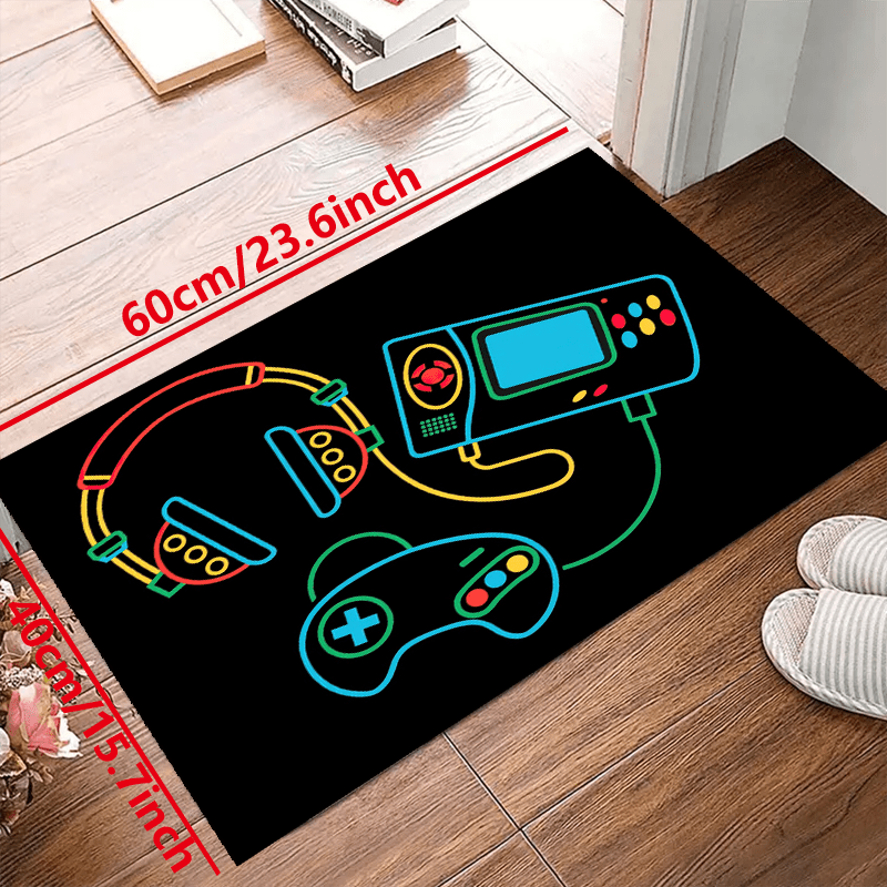 Video Gamer Area Rug Non-slip Game Bedroom Living Rugs