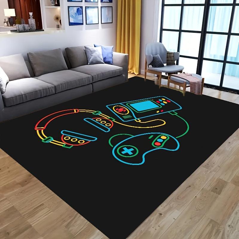 Video Gamer Area Rug Non-slip Game Bedroom Living Rugs