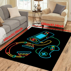 Video Gamer Area Rug Non-slip Game Bedroom Living Rugs