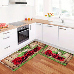 Soft Thickened Kitchen Floor Mat Non-slip Anti-fatigue Waterproof Rug