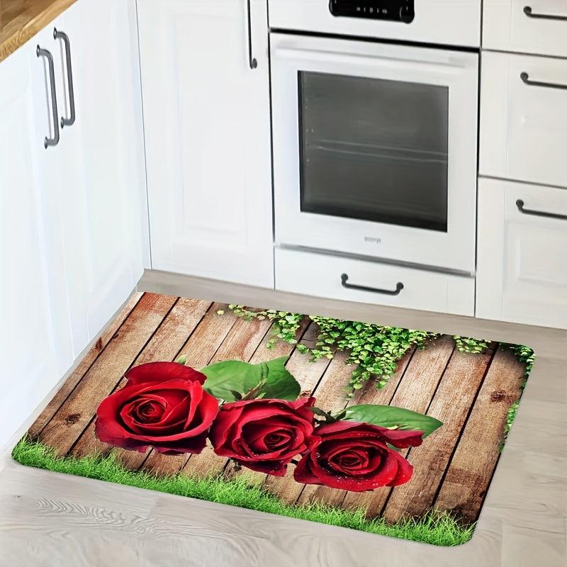 Soft Thickened Kitchen Floor Mat Non-slip Anti-fatigue Waterproof Rug