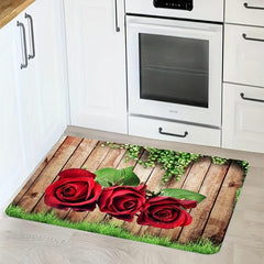 Soft Thickened Kitchen Floor Mat Non-slip Anti-fatigue Waterproof Rug