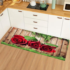 Soft Thickened Kitchen Floor Mat Non-slip Anti-fatigue Waterproof Rug