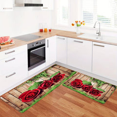 Soft Thickened Kitchen Floor Mat Non-slip Anti-fatigue Waterproof Rug