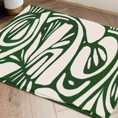 Anti Fatigue Shaggy Floor Carpet Modern Abstract Area Rug