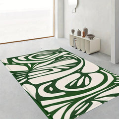 Anti Fatigue Shaggy Floor Carpet Modern Abstract Area Rug