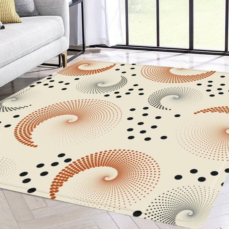 Soft Area Rug 3D Print Anti Fatigue Shaggy Floor Carpet