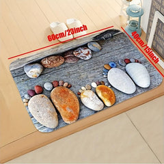 Soft Flannel Kitchen Floor Mat Non slip Waterproof Dirt resistant Mat