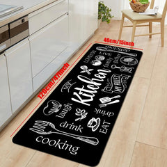 Absorbent Waterproof Kitchen Rug Set Anti Fatigue Runner Non Slip