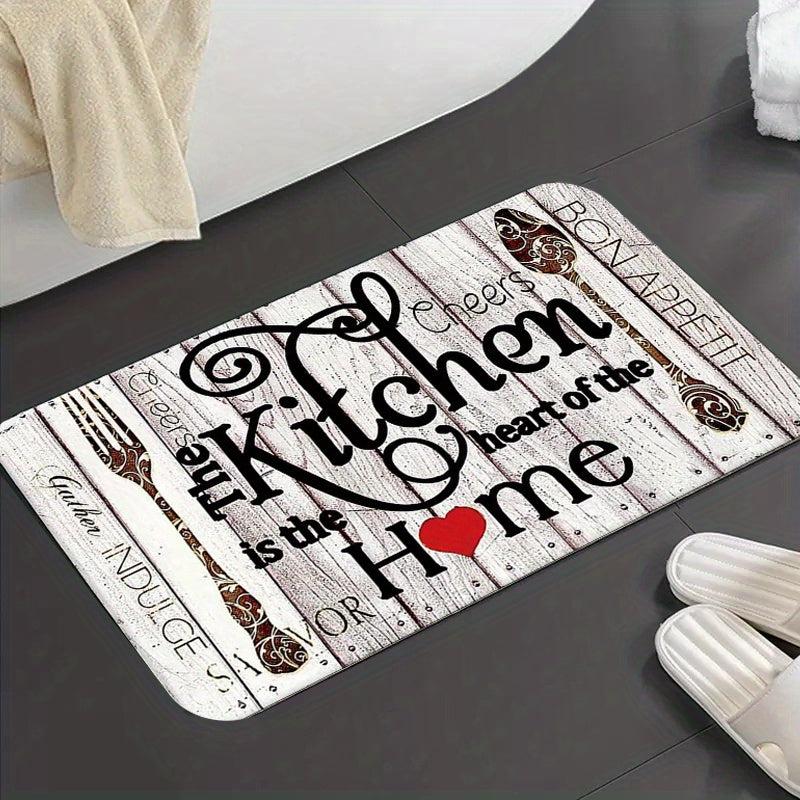 Farmhouse Kitchen Mats Cushioned Anti Fatigue Comfort Mat Rectangular