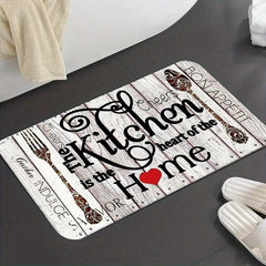 Farmhouse Kitchen Mats Cushioned Anti Fatigue Comfort Mat Rectangular