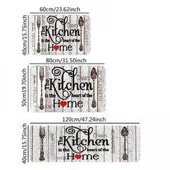 Farmhouse Kitchen Mats Cushioned Anti Fatigue Comfort Mat Rectangular