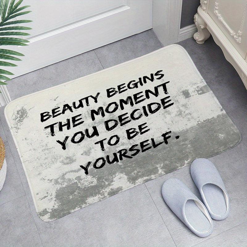 Durable Doormat Non-slip Dirt-resistant Home Floor Rug Mat Bathroom Soft Mat