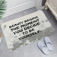 Durable Doormat Non-slip Dirt-resistant Home Floor Rug Mat Bathroom Soft Mat
