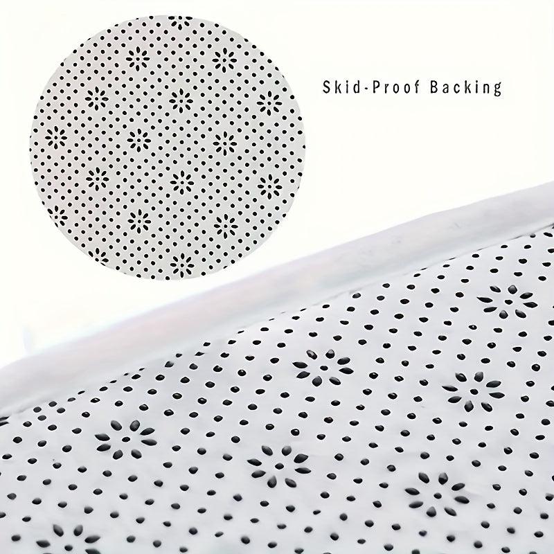 Letter Graphic Kitchen Rug Modern Anti-slip Mat Home Decor