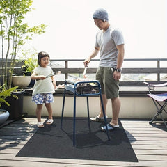 Outdoor Grill Mat Non Slip BBQ Grill Floor Mat Fireproof Mat