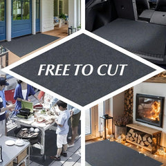 Outdoor Grill Mat Non Slip BBQ Grill Floor Mat Fireproof Mat
