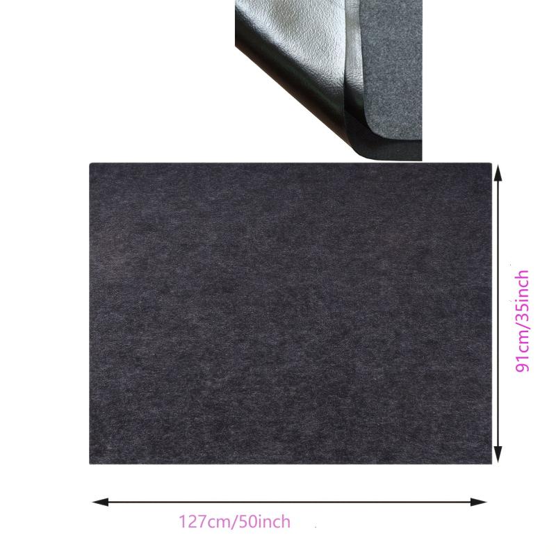 Outdoor Grill Mat Non Slip BBQ Grill Floor Mat Fireproof Mat