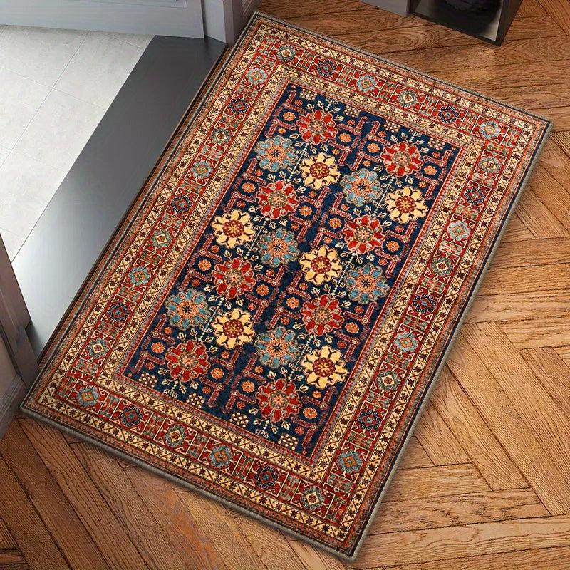 Vintage Boho Shaggy Area Rug Soft Washable Living Room Bedroom Mat