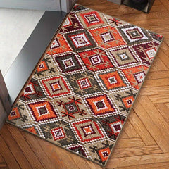 Vintage Boho Shaggy Area Rug Soft Washable Living Room Bedroom Mat