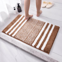 Soft Cozy Absorbent Shaggy Bath Mat Durable Thick Bathroom Rug Non Slip