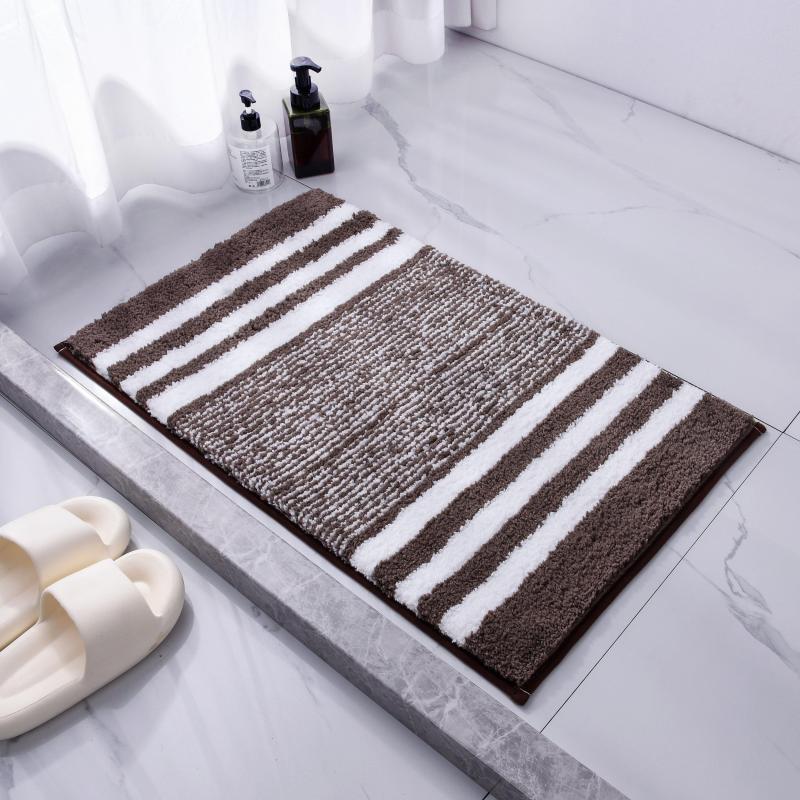 Soft Cozy Absorbent Shaggy Bath Mat Durable Thick Bathroom Rug Non Slip