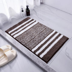Soft Cozy Absorbent Shaggy Bath Mat Durable Thick Bathroom Rug Non Slip