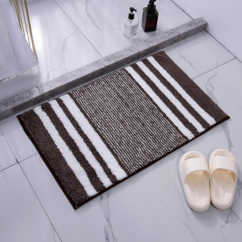 Soft Cozy Absorbent Shaggy Bath Mat Durable Thick Bathroom Rug Non Slip