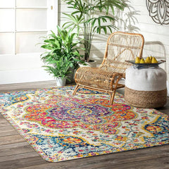 Vintage Boho Kitchen Foam Mat
