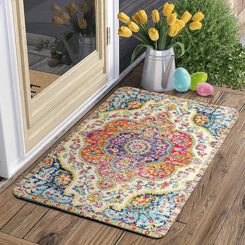 Vintage Boho Kitchen Foam Mat