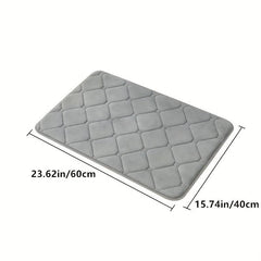 Thick Memory Foam Bath Mat Non Slip Bathroom Rug