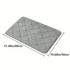 Thick Memory Foam Bath Mat Non Slip Bathroom Rug
