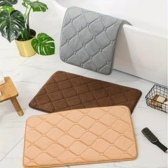 Thick Memory Foam Bath Mat Non Slip Bathroom Rug
