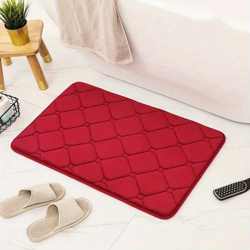 Thick Memory Foam Bath Mat Non Slip Bathroom Rug