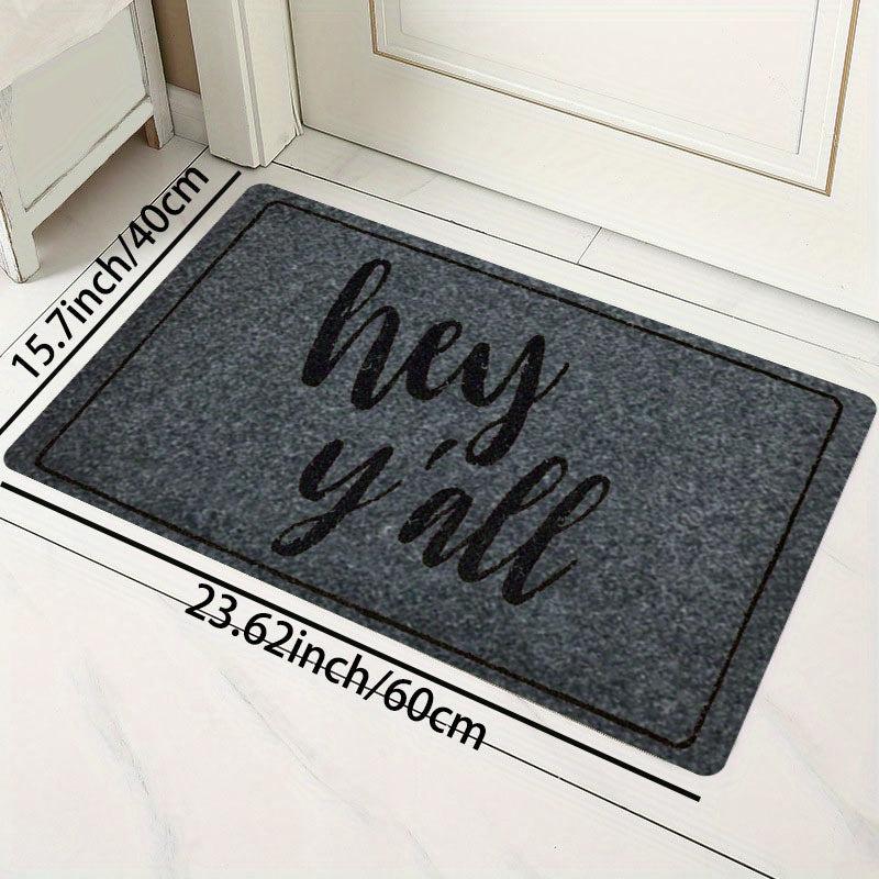 Geometric Low Pile Welcome Doormat Modern Design