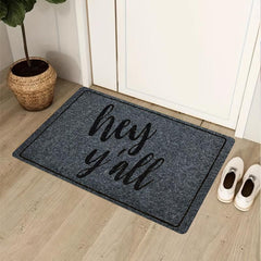 Geometric Low Pile Welcome Doormat Modern Design