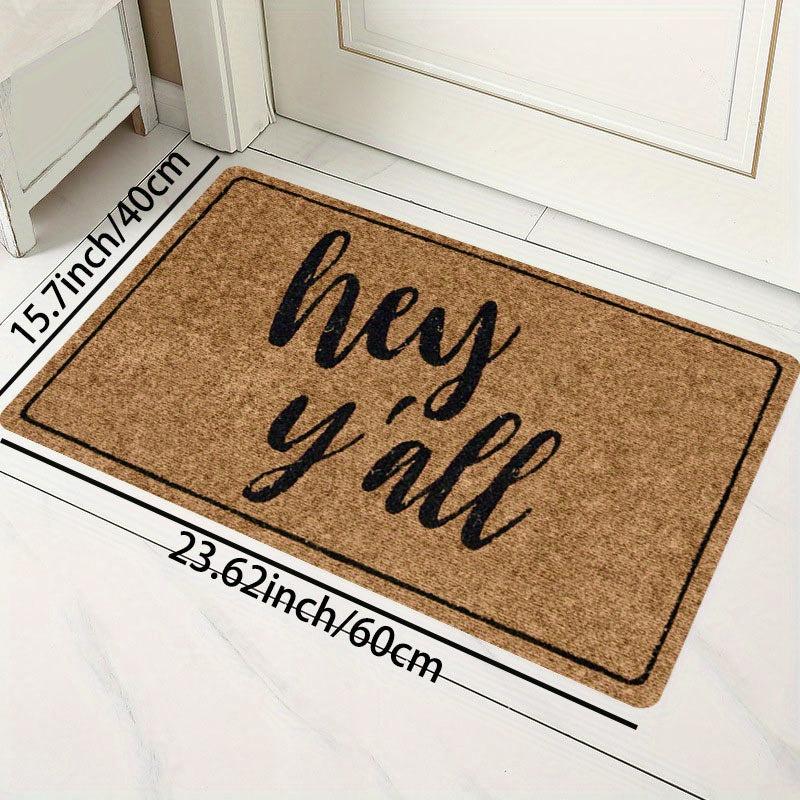 Geometric Low Pile Welcome Doormat Modern Design