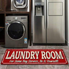 Waterproof Laundry Room Rug Stain Resistant Nonslip Cushioned Floor Mat