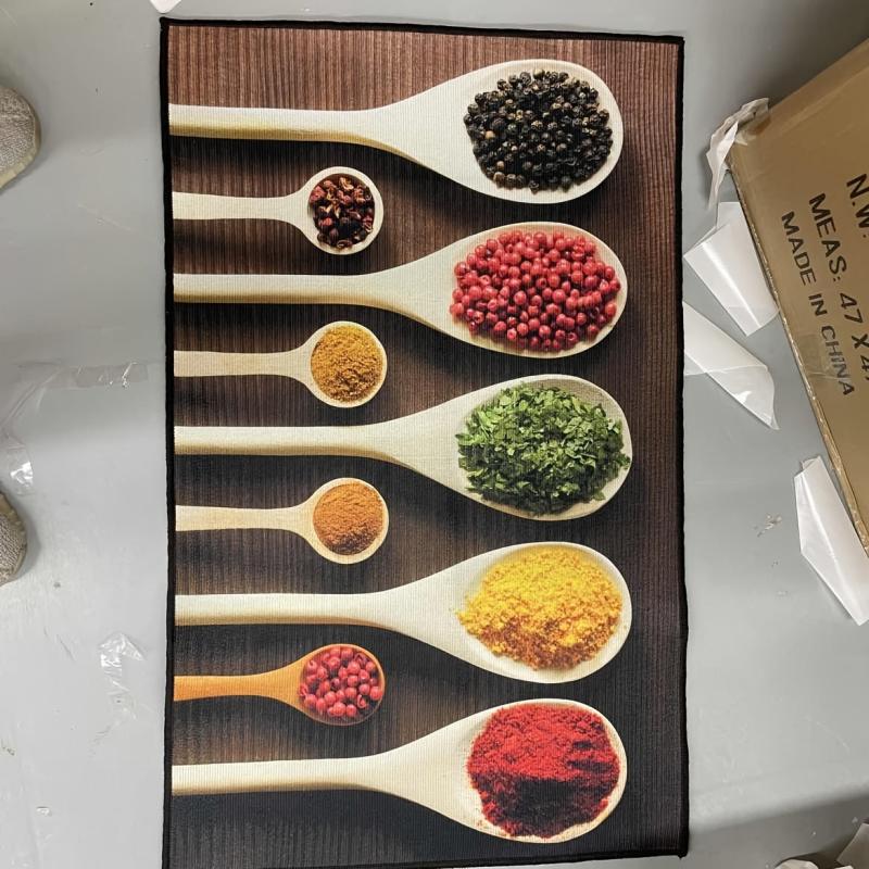 2pcs Anti Fatigue Kitchen Rugs Non Slip Cushioned