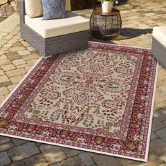 Boho Vintage Rug Washable Floor Carpet For Living Room Bedroom 16x24in