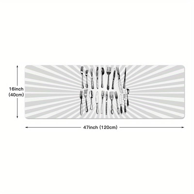 Soft Kitchen Mat Anti Slip Polyester Carpet Absorbent Bath Mat