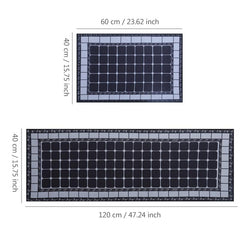 Modern Patterned Kitchen Mat Machine Washable Non-slip Soft Rug Doormat