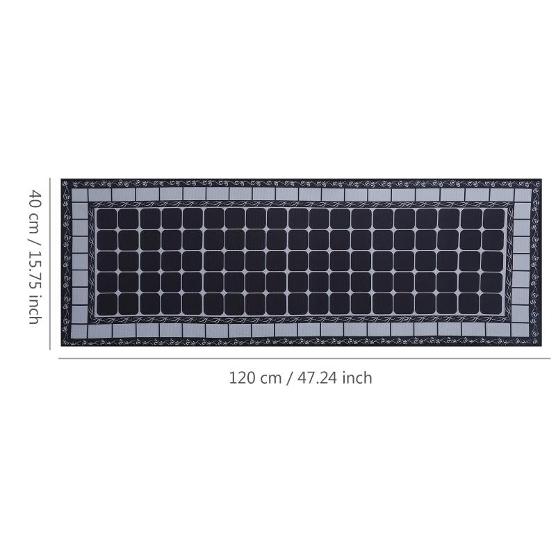 Modern Patterned Kitchen Mat Machine Washable Non-slip Soft Rug Doormat