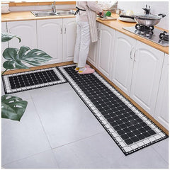 Modern Patterned Kitchen Mat Machine Washable Non-slip Soft Rug Doormat
