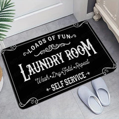 Halloween Laundry Room Runner Rug Non Skid Polyester