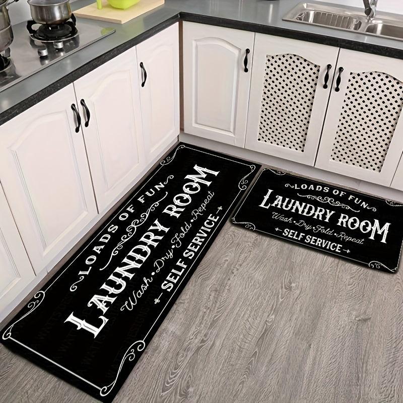 Halloween Laundry Room Runner Rug Non Skid Polyester